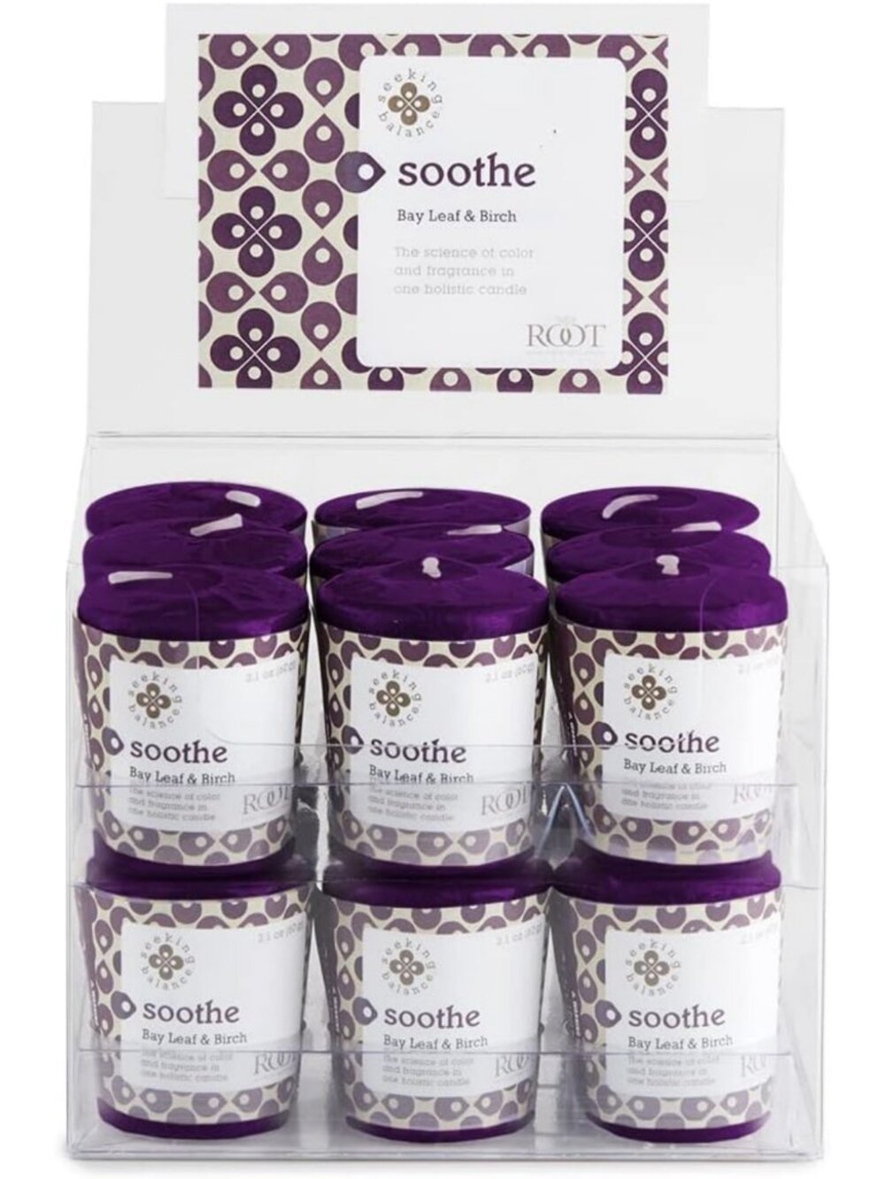 Bay Leaf & Birch Aromatherapy Spa Candles - 18-Count Votive Set for Relaxation